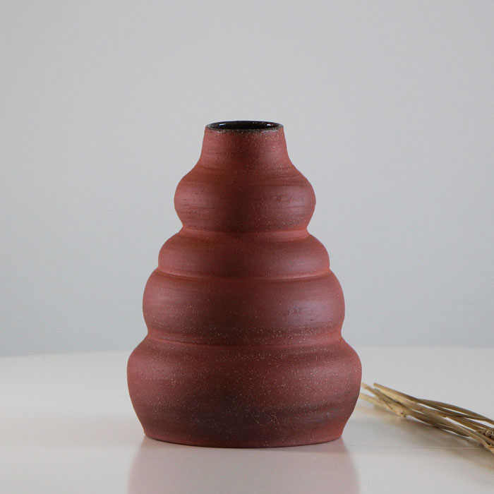pottery layered vase | Fireside Dream