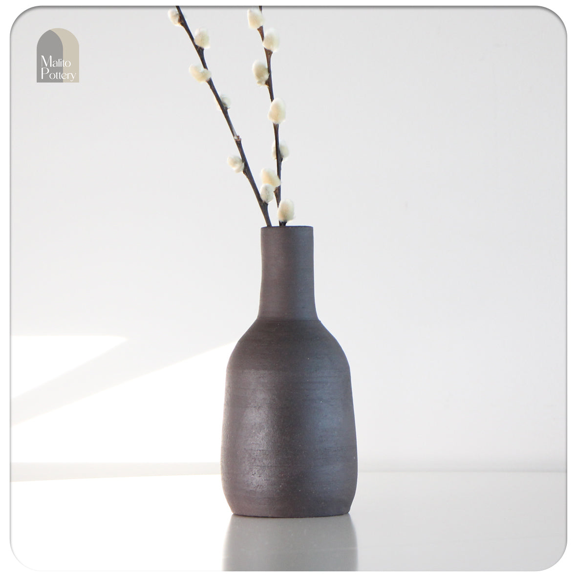 Brown Clay vase | Sardinia Wish bottle